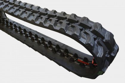 Rubber caterpillar tracks