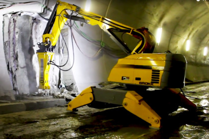Abbruch in der Tunnelbauindustrie – Mit Brokk!