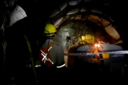B400 SB552 realizza un tunnel nella miniera d’oro di Kloofgold