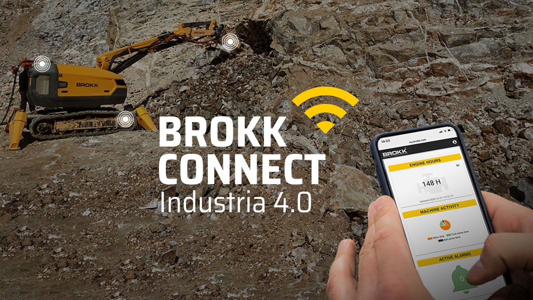 BROKK ANNUNCIA BROKK CONNECT CON INDUSTRIA 4.0