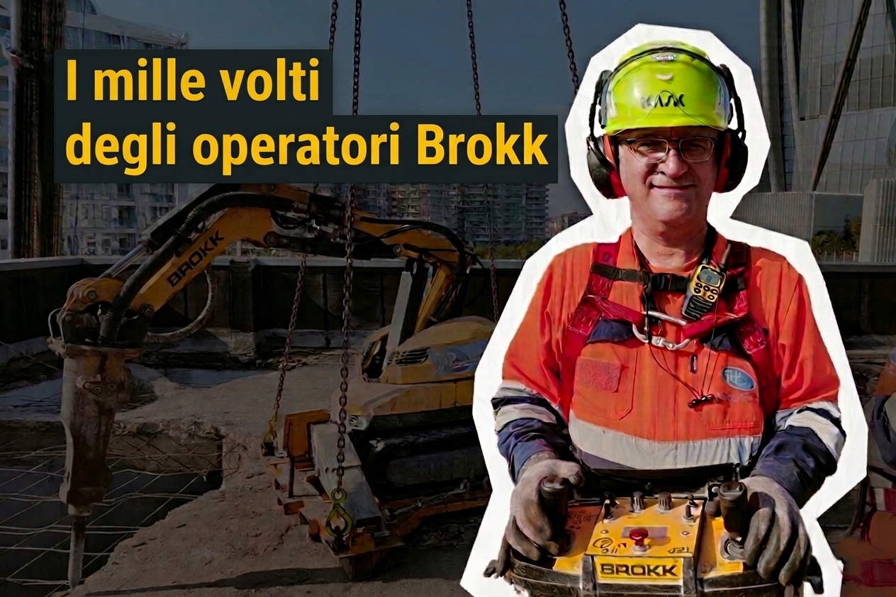 I mille volti degli operatori Brokk: Simone
