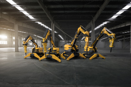 4 new machines - Brokk 170, 200, 300 and 520D