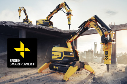 Brokk Revolutionizes Demolition Technology with SmartPower+ Generation