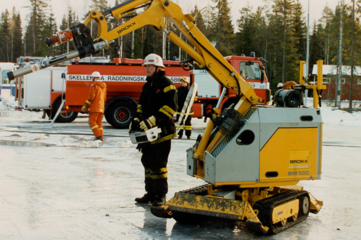 Brokk 100 Demolition Robot from 1987 Brokk 100 Demolition Robot from 1987