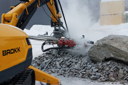 Hydraulic Drifter Rock Drill Improves Productivity & Safety