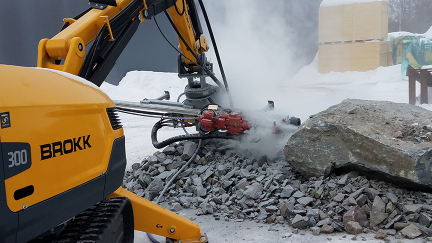 Hydraulic Drifter Rock Drill Improves Productivity & Safety
