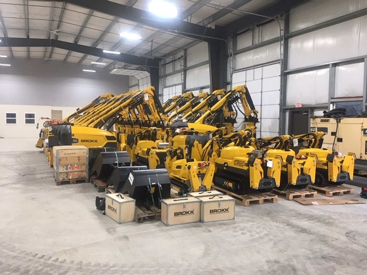 Brokk Inc. Relocates Stanhope Facility for Increased Inventory and Services