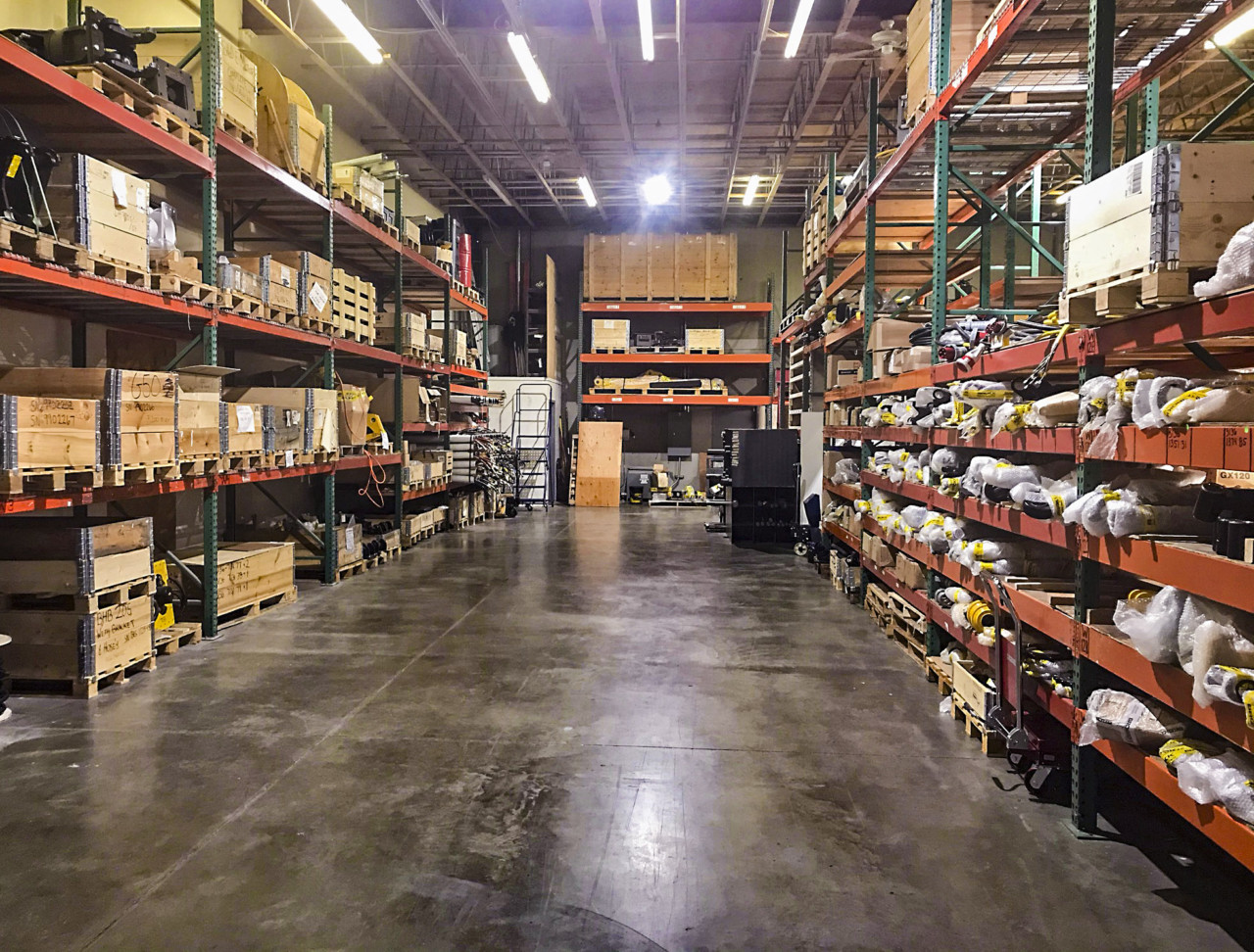 Brokk Upgrades Parts Warehouse to Ensure Fast Service