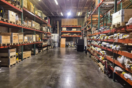 Brokk Upgrades Parts Warehouse to Ensure Fast Service