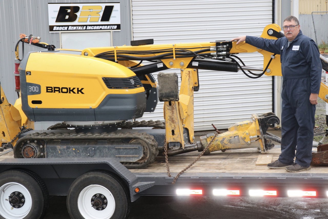 Brock Rentals Inc. Upgrades Fleet with New Line of Brokk SmartConcept Machines