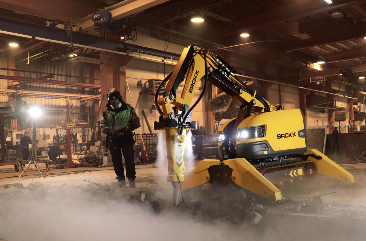 Brokk Introduces Atomized Water Mist Dust Suppression System