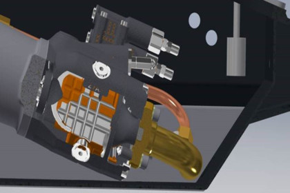 Brokk demolition robot oil level guard