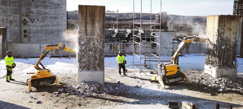 Using Demolition Robots to Combat Labor Shortages